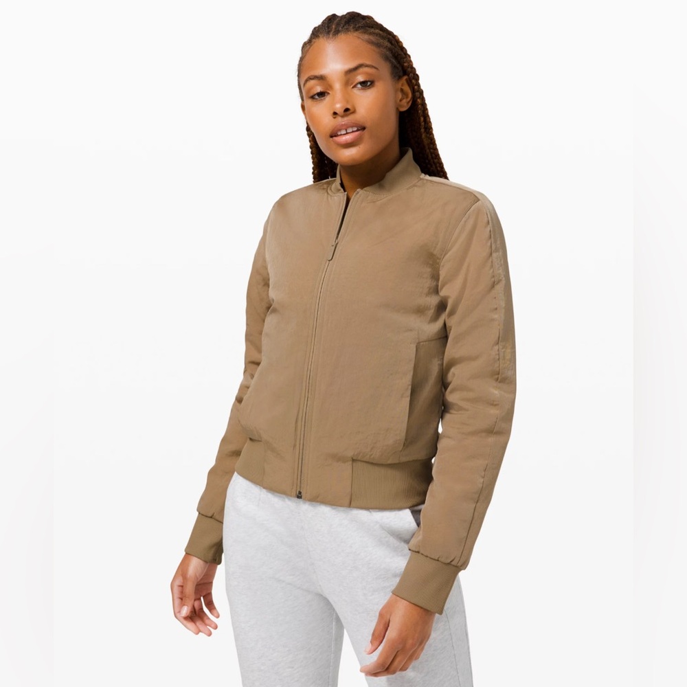 Lululemon Non-Stop bomber jacket, reversible, size 10